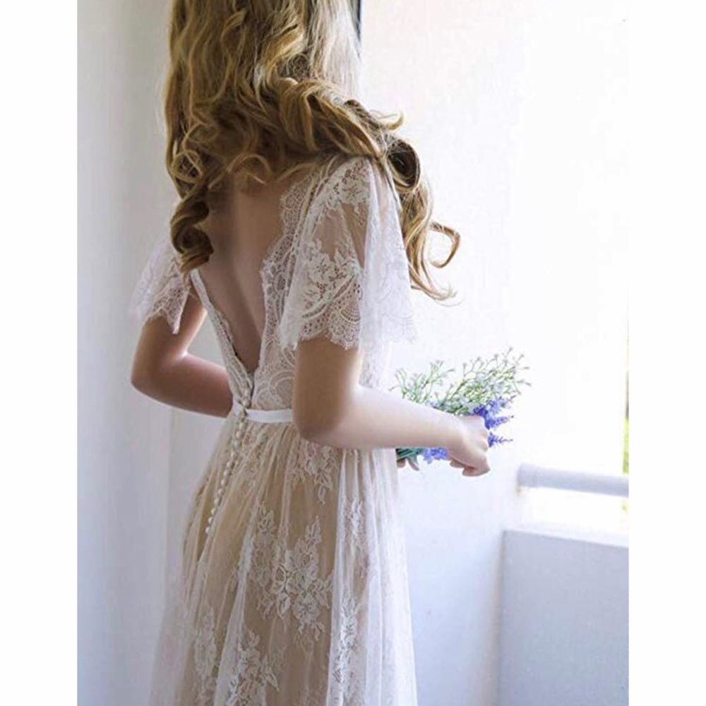 🆕 Bohemian Wedding Dress - Picture 3 of 4